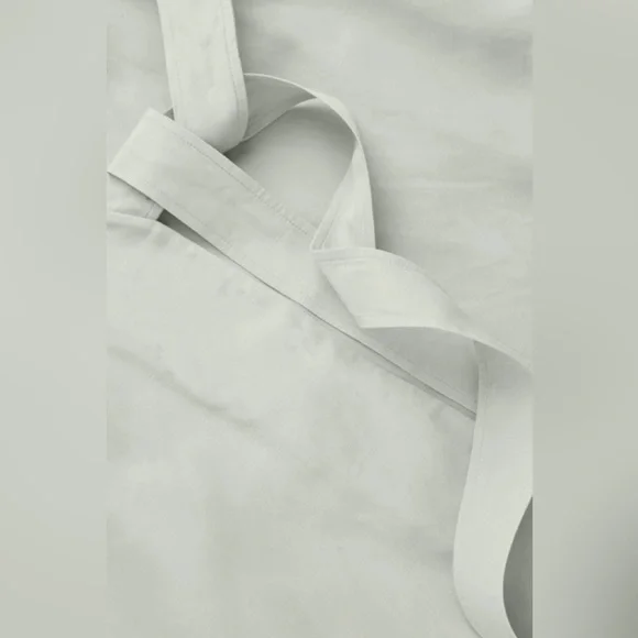 COS MINI WRAP DRESS IN DUSTY LIGHT GREEN - Picture 5 of 15